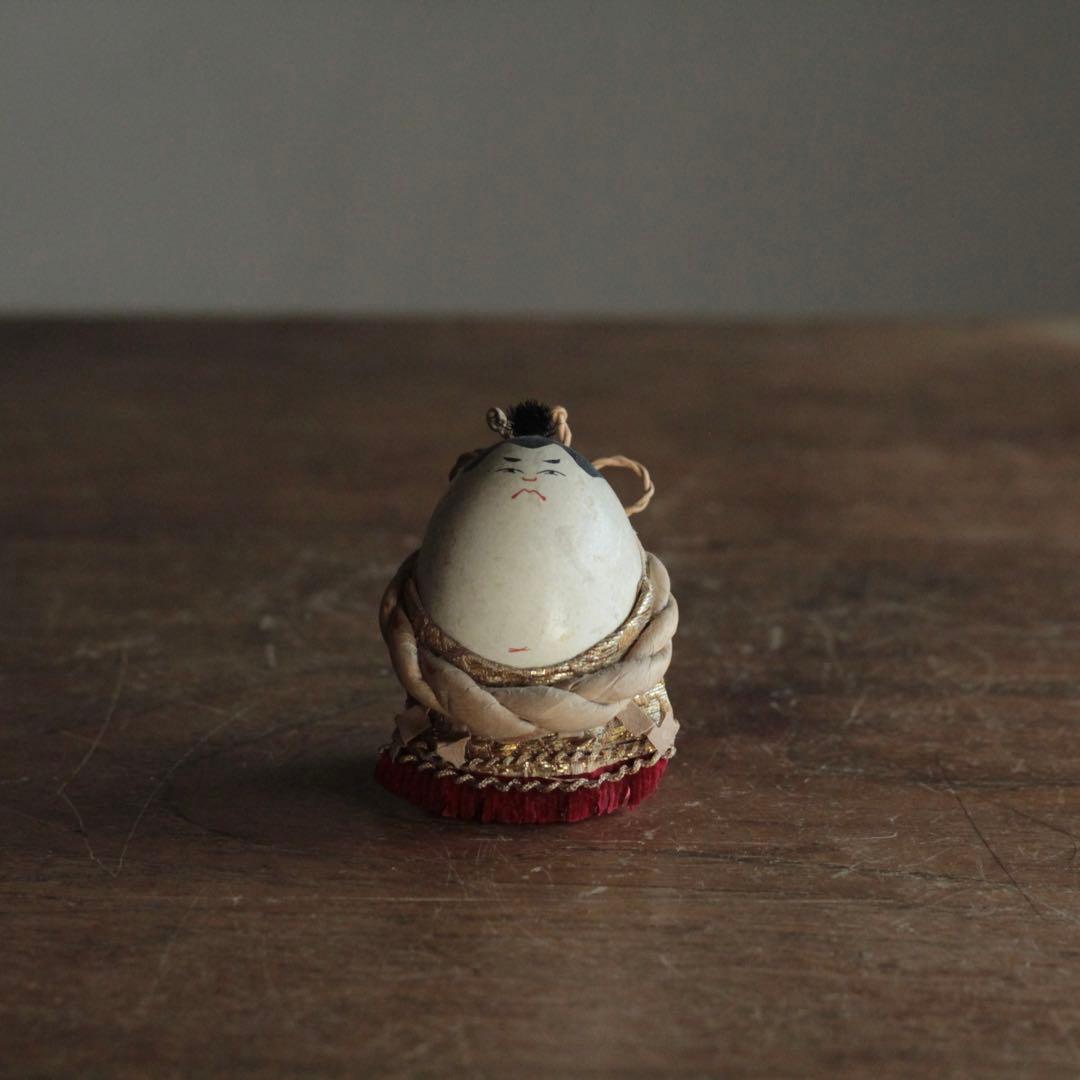 卵人形 お相撲さん 郷土人形 民芸 古道具 アンティーク