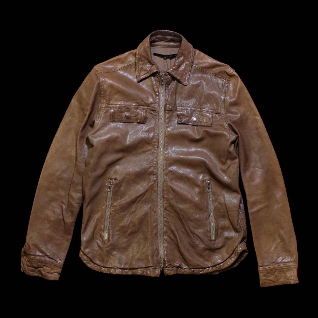 00s トゥモローランド　レザージャケット　M