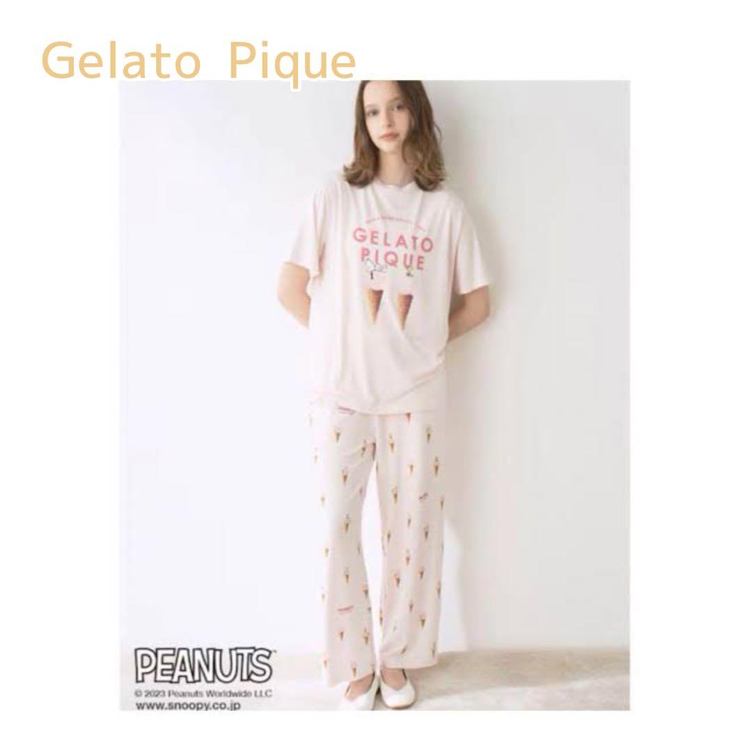 【新品タグ付】GelatoPique PEANUTS ルームウェア上下セット