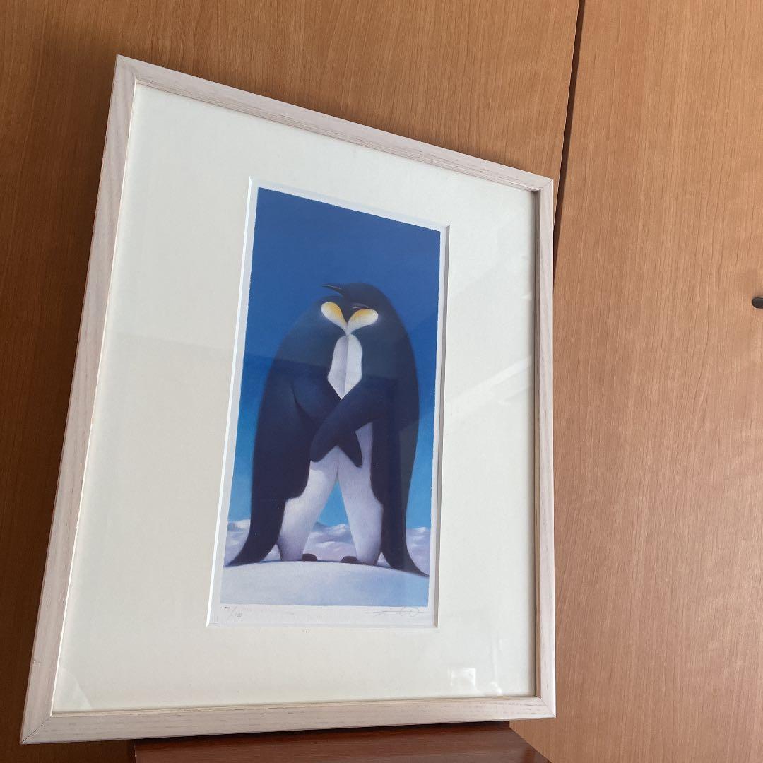 渡辺宏　ジクレー（版画）「重なる思い」