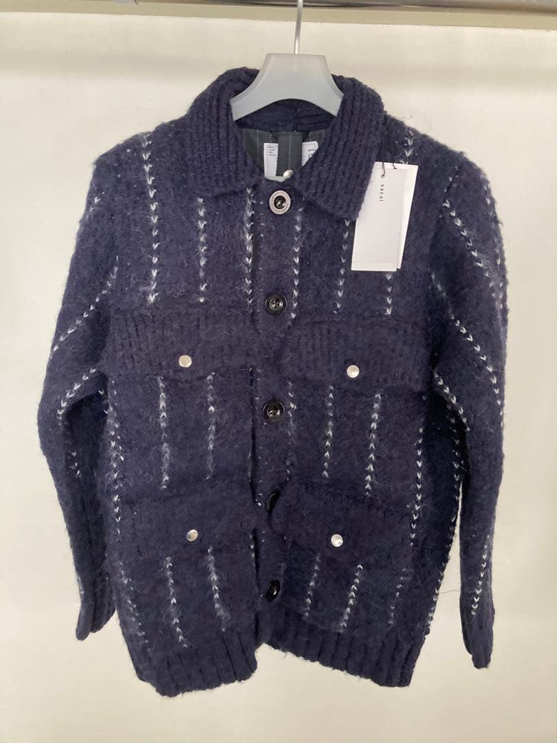 Sacai 23AW Jacquard Knit Blouson 未使用 1