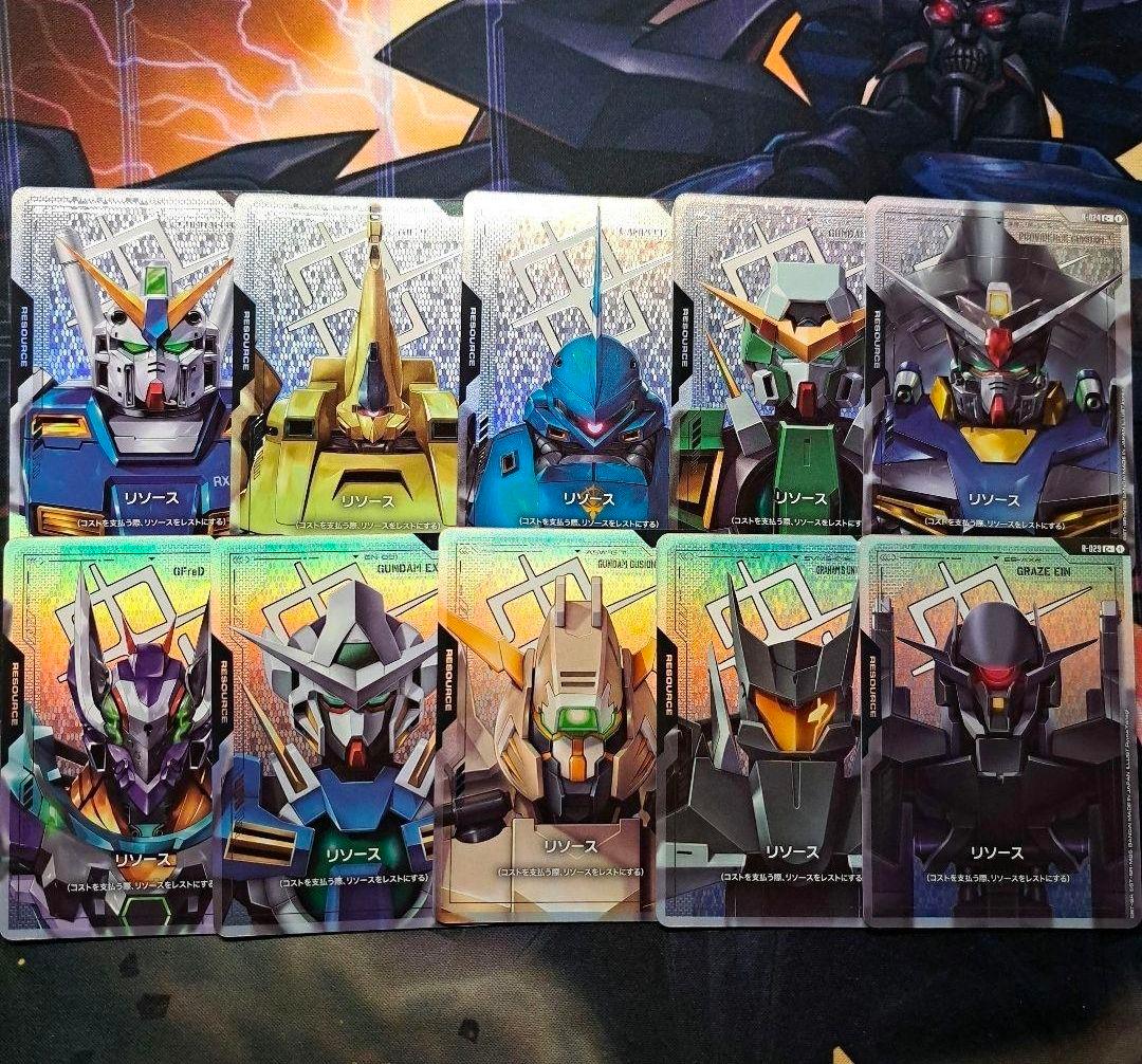 ガンダムカードゲーム 第3弾 リソース パラレル C+ フルコンプ 10種類