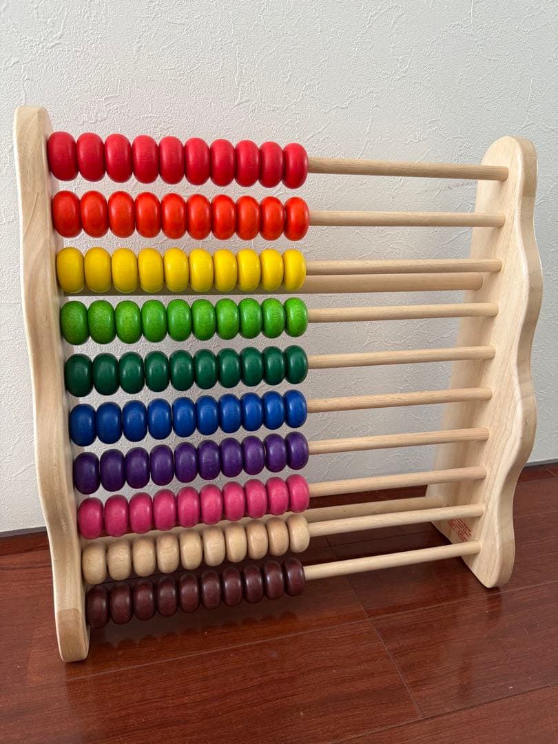 ボイラ　100玉そろばん 正規品 レインボーアバカス　知育玩具 モンテッソーリ