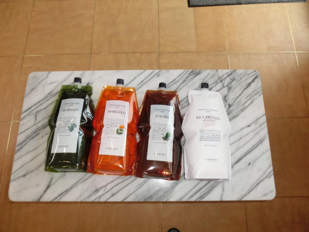 どれでも４本ルベルSW、MG、JOJOBAシャンプーRPライスプロテイン