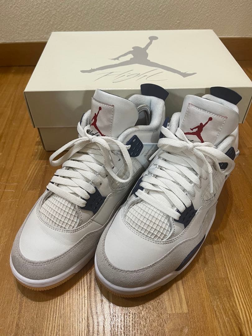 Air Jordan 4 /エアジョーダン4 26.5㎝ ホワイト/ネイビー
