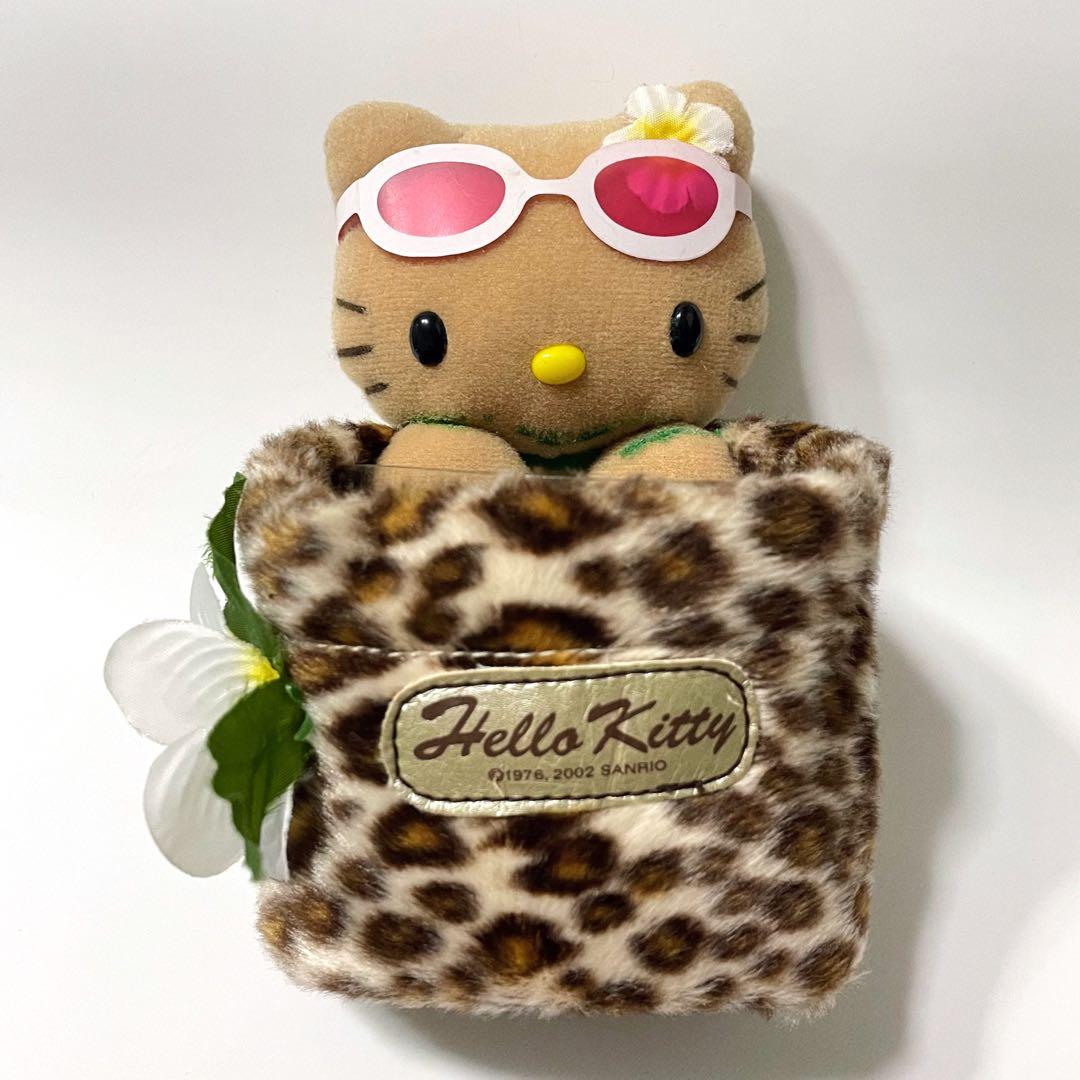 難あり 日焼けキティ マスコット ドリンクホルダー 平成レトロ ギャル 希少 新品】激レア ハローキティ 日焼け ヒョウ柄 ドリンクホルダー レトロ