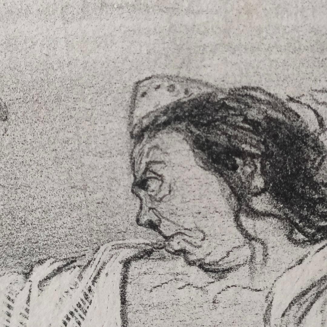 オノレ・ドーミエのリトグラフ19世紀 1842作品 ギリシャ・ローマ神話