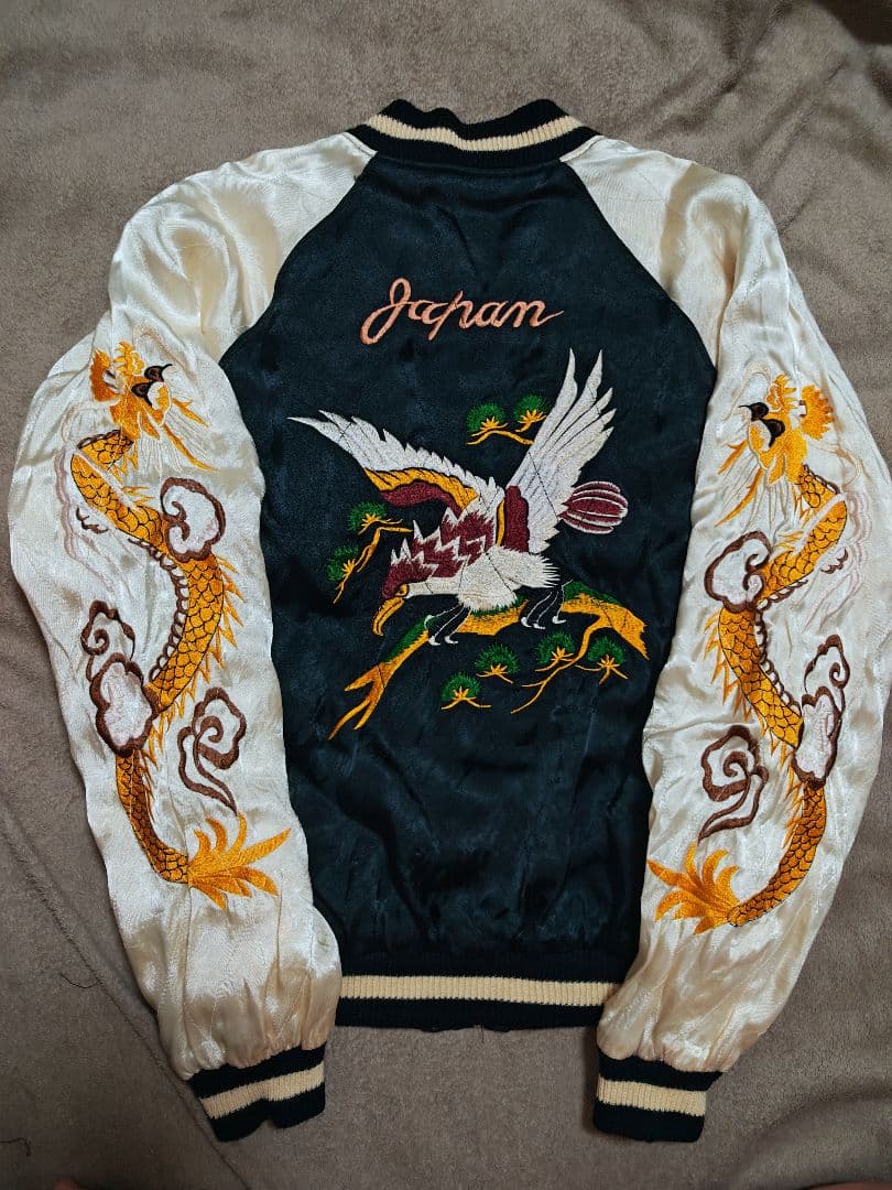 SEVEN ２面用 龍ワシ日本限定 スカジャン vintage レーヨン