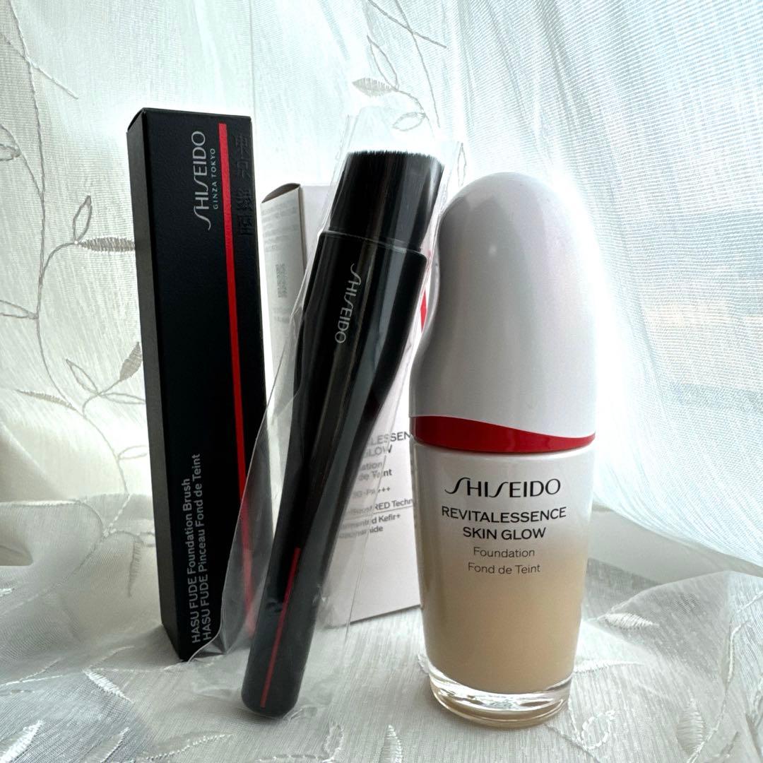 【SHISEIDO】ファンデ＆ブラシセット