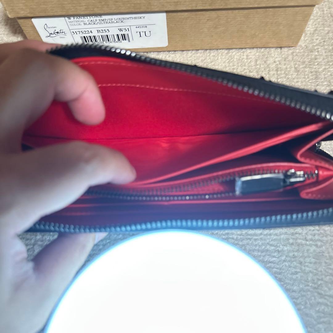 Christian Louboutin ブラック長財布 - メルカリ