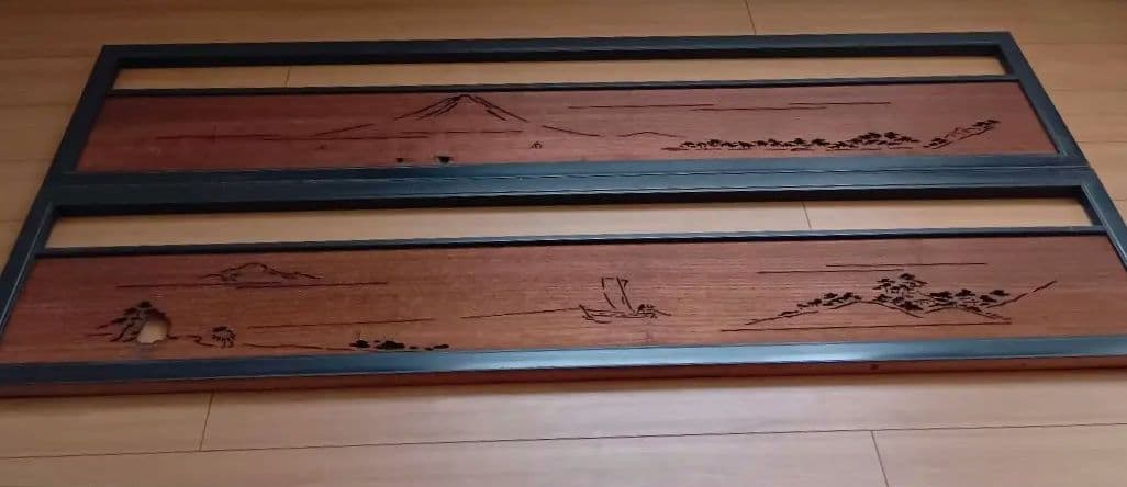 欄間2枚(写真1、2 )