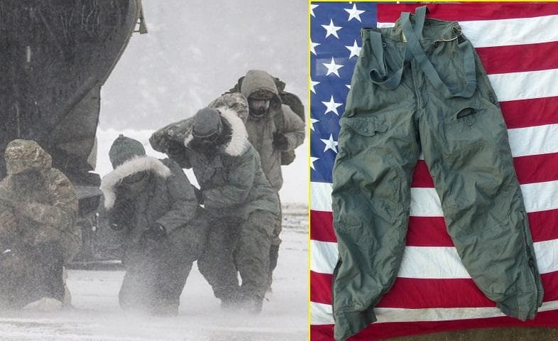 米軍　1976” 極寒用トラウザー F-1B　Ｗ30 USAF N-3B 150