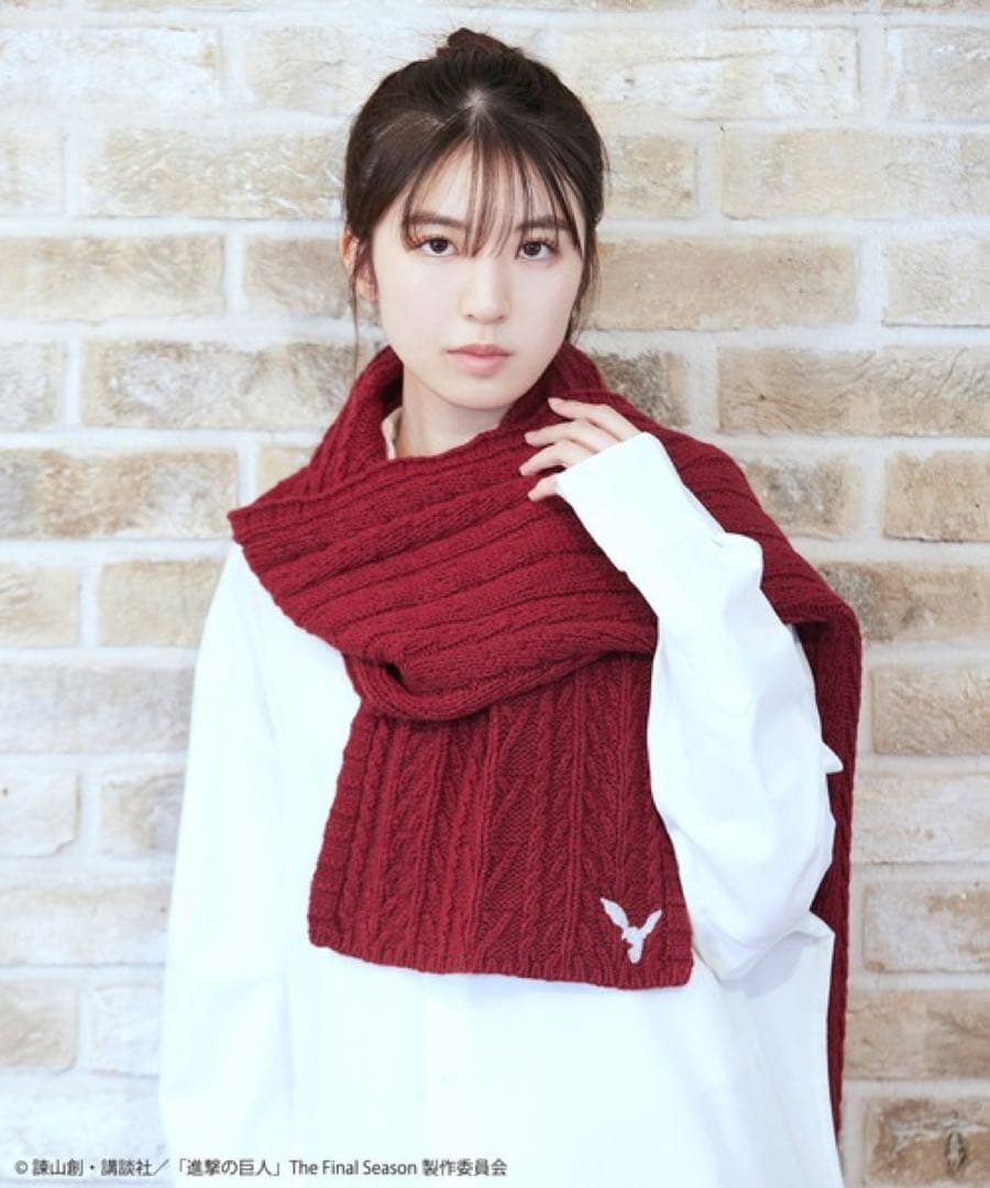 ミカサ　マフラー　進撃の巨人 進撃の巨人 アニメ完結編(後編) ミカサのマフラーなど新作グッズ 2月発売!