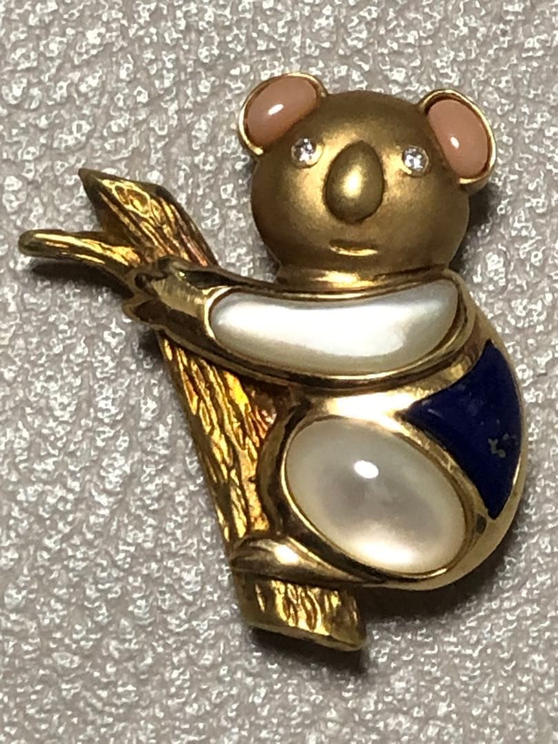 ブローチ K18 YG イエローゴールド