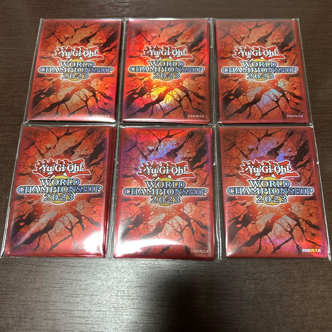 遊戯王WCS2023 限定スリーブ赤 60枚セット - メルカリ