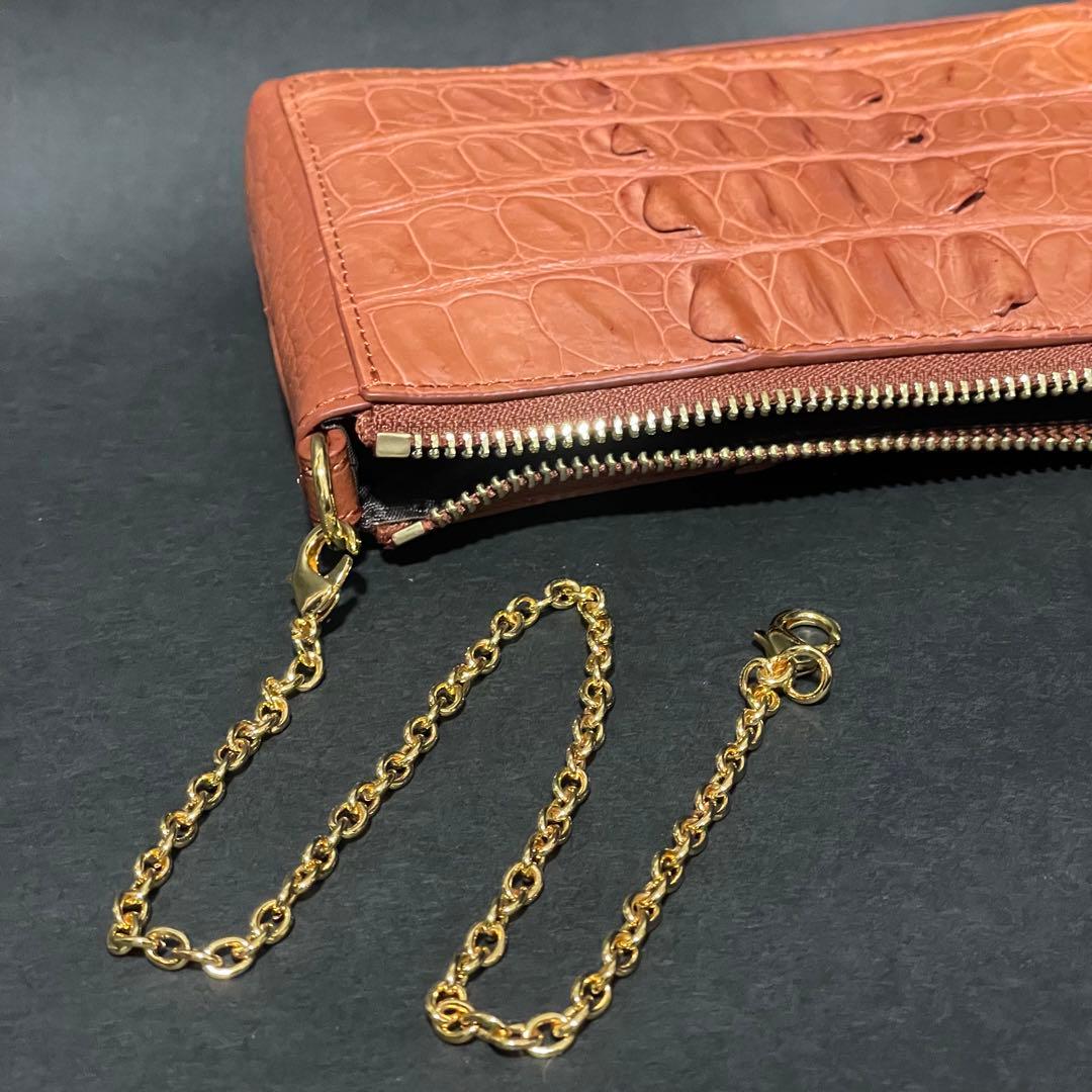 新品・未使用】ロダニア クロコ革 2way ハンドバッグ ポーチ付