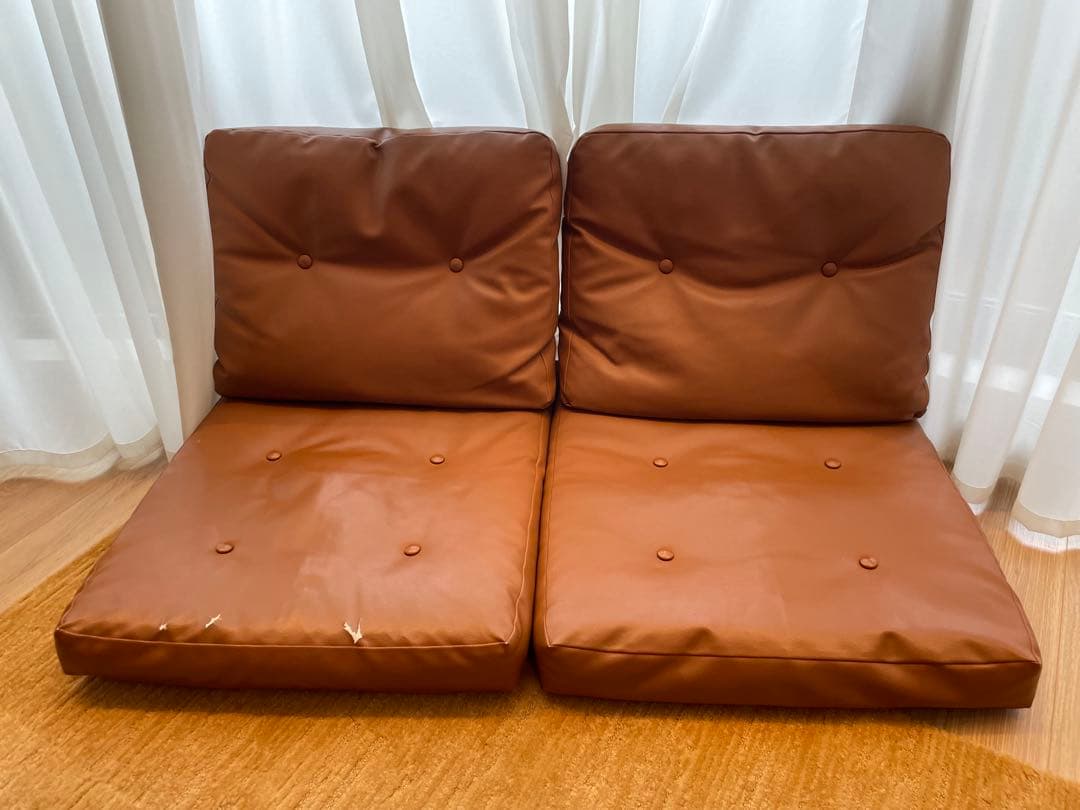 マルニ60 フレームチェア1シーター（背・座クッション）　2セット