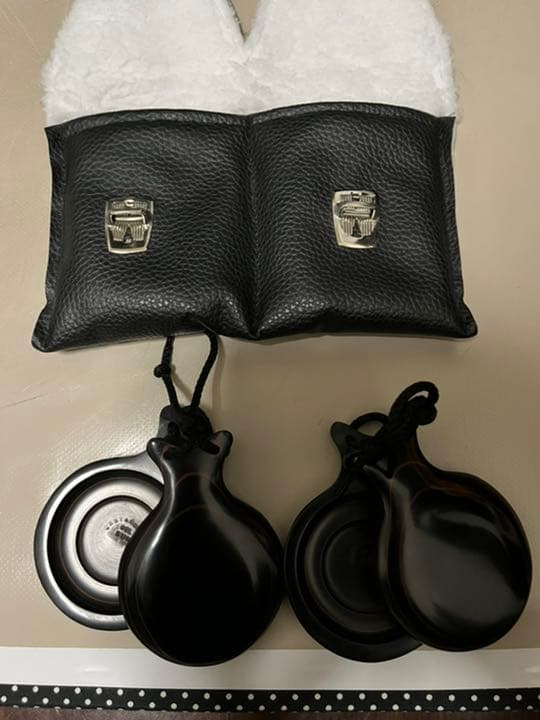 フラメンコ パリージョ DEL SUR社製 高級 カスタネット ケース付