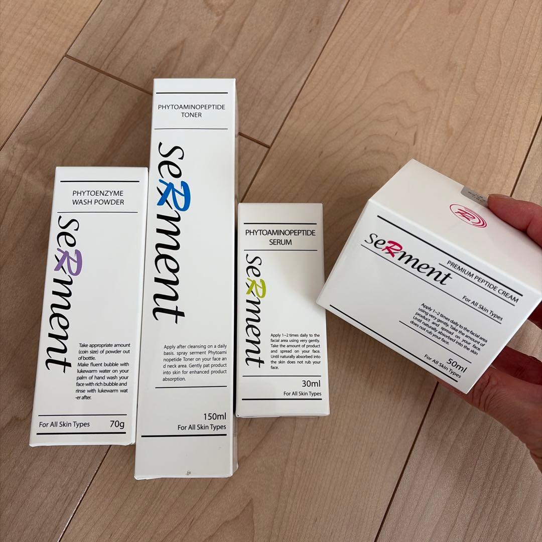 新品未開封　セルマン化粧品　洗顔　化粧水　美容液　　クリーム　４点セット