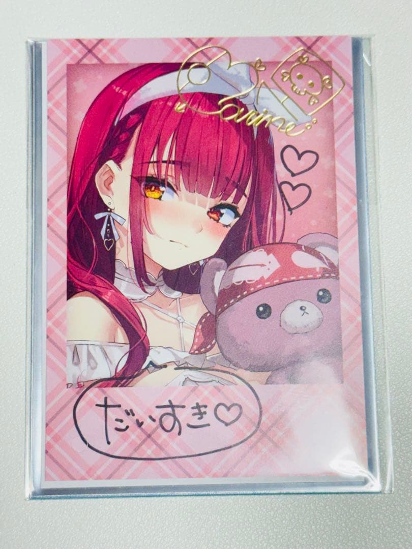 宝鐘マリン 誕生日記念2024 数量限定 直筆入りブロマイド チェキ