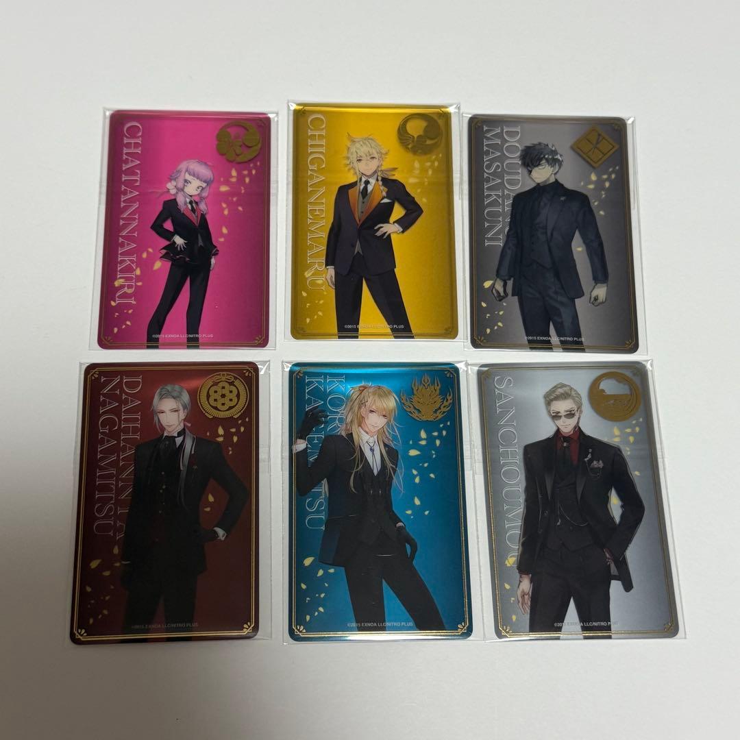 刀剣乱舞 大本丸博 祝装 箔押しクリアカード 6枚 - メルカリ