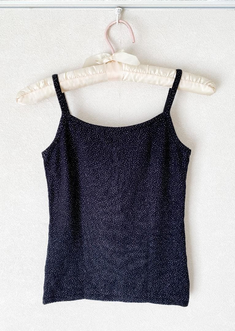 90sHYSTERICS ヒステリックグラマーネオンスターロゴラメキャミソール