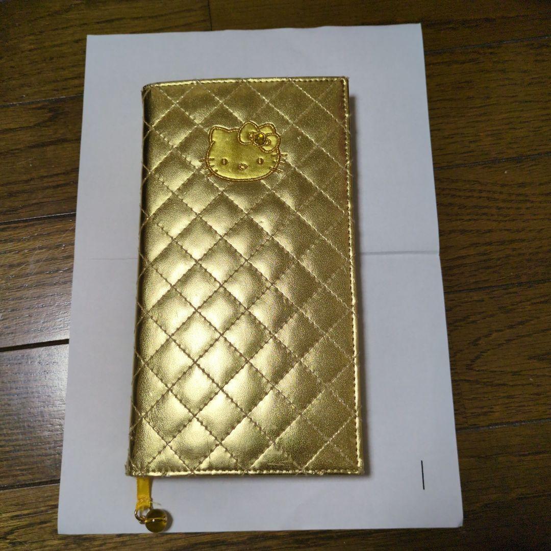 【レア】平成レトロ　ハローキティ ゴールド 開運メモ帳