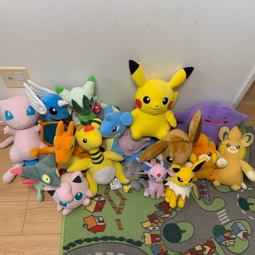 ポケモン ぬいぐるみ 16体セット　人気キャラ集結‼︎
