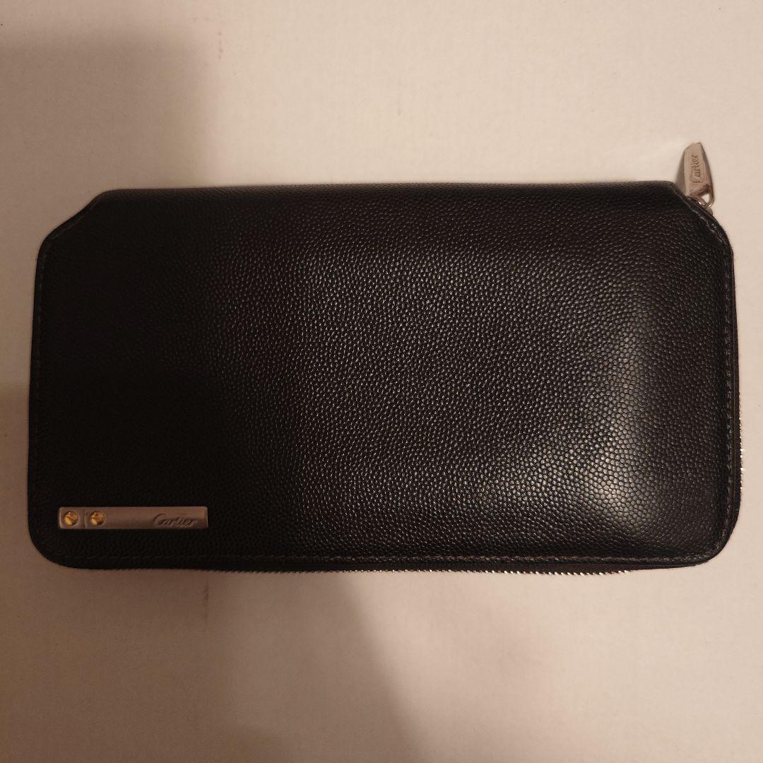 Cartier 黒 長財布 約20cm