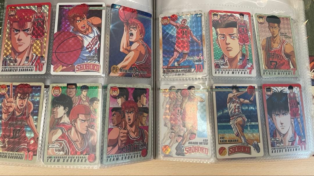 スラムダンク トレーディングカードセット　　キラキラセット