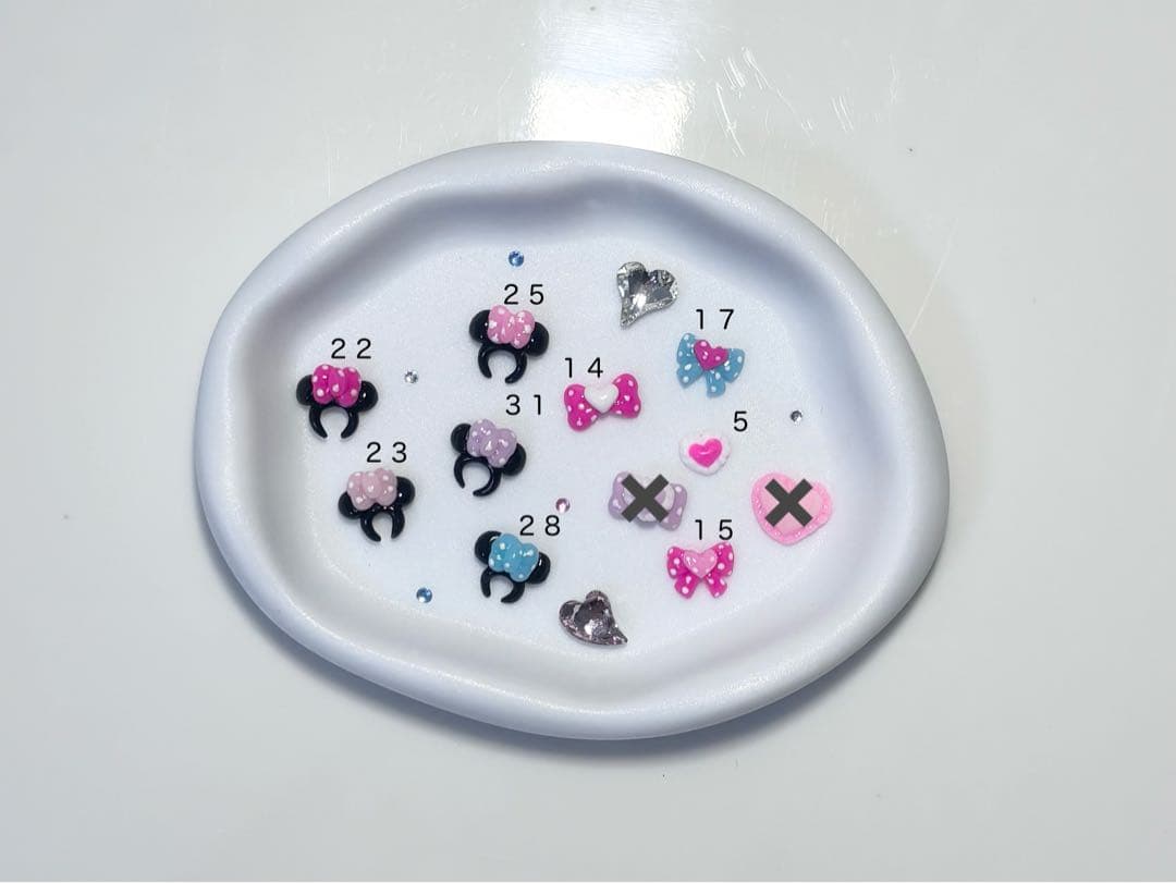 【3Dネイルパーツ】パルパルーザ　ディズニー　ミニー