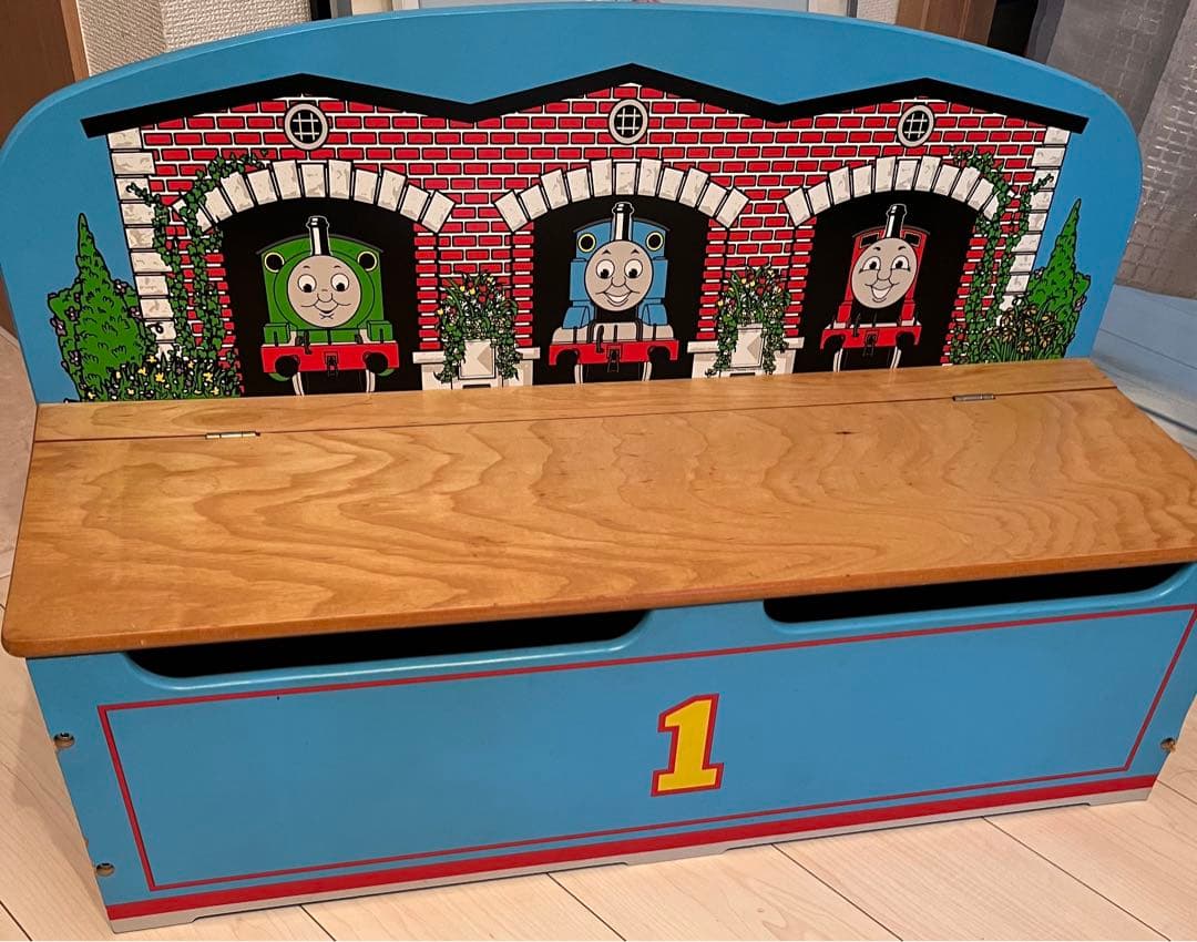 トーマス 木製 収納ケース 椅子 ベンチ