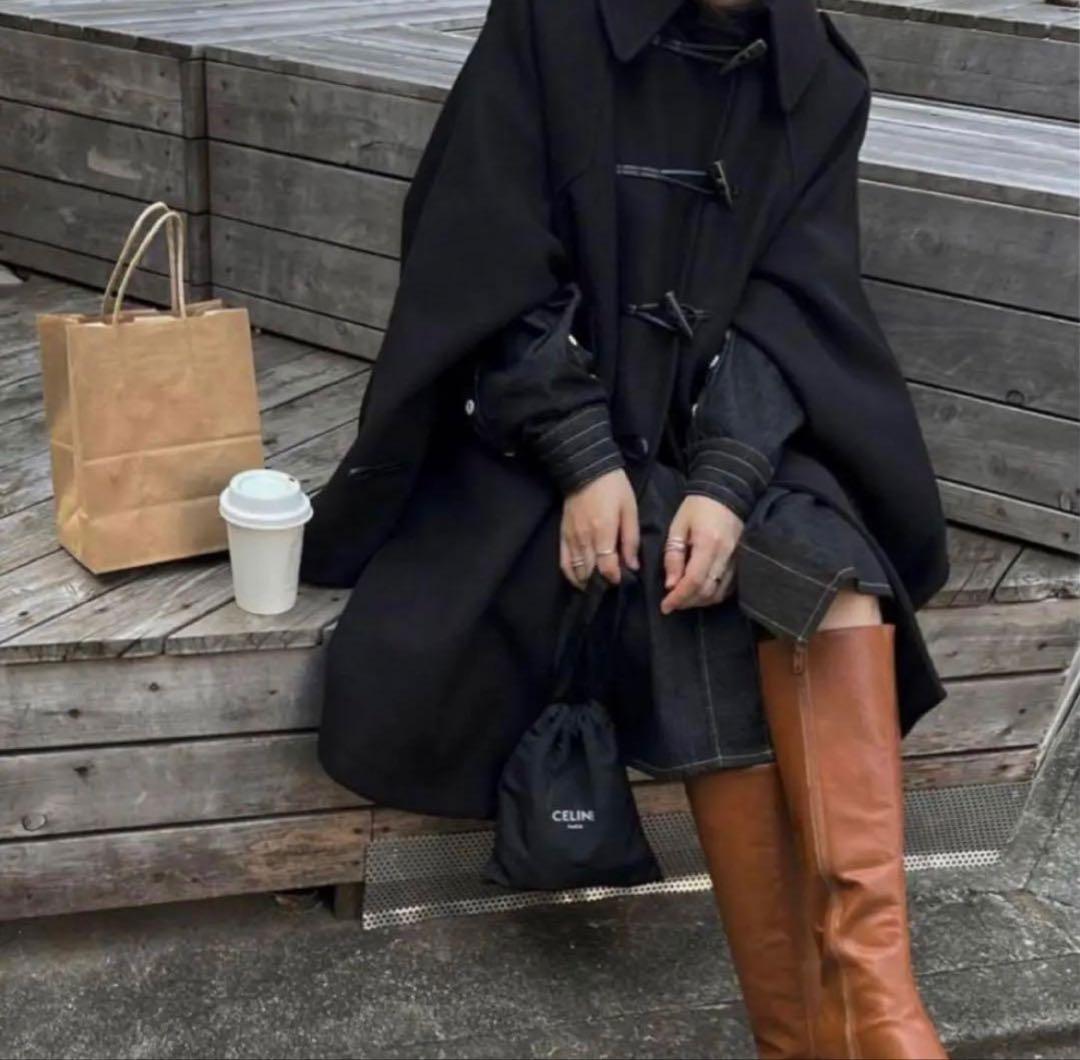 ジャケット・アウター willfully tent toggle midi coat