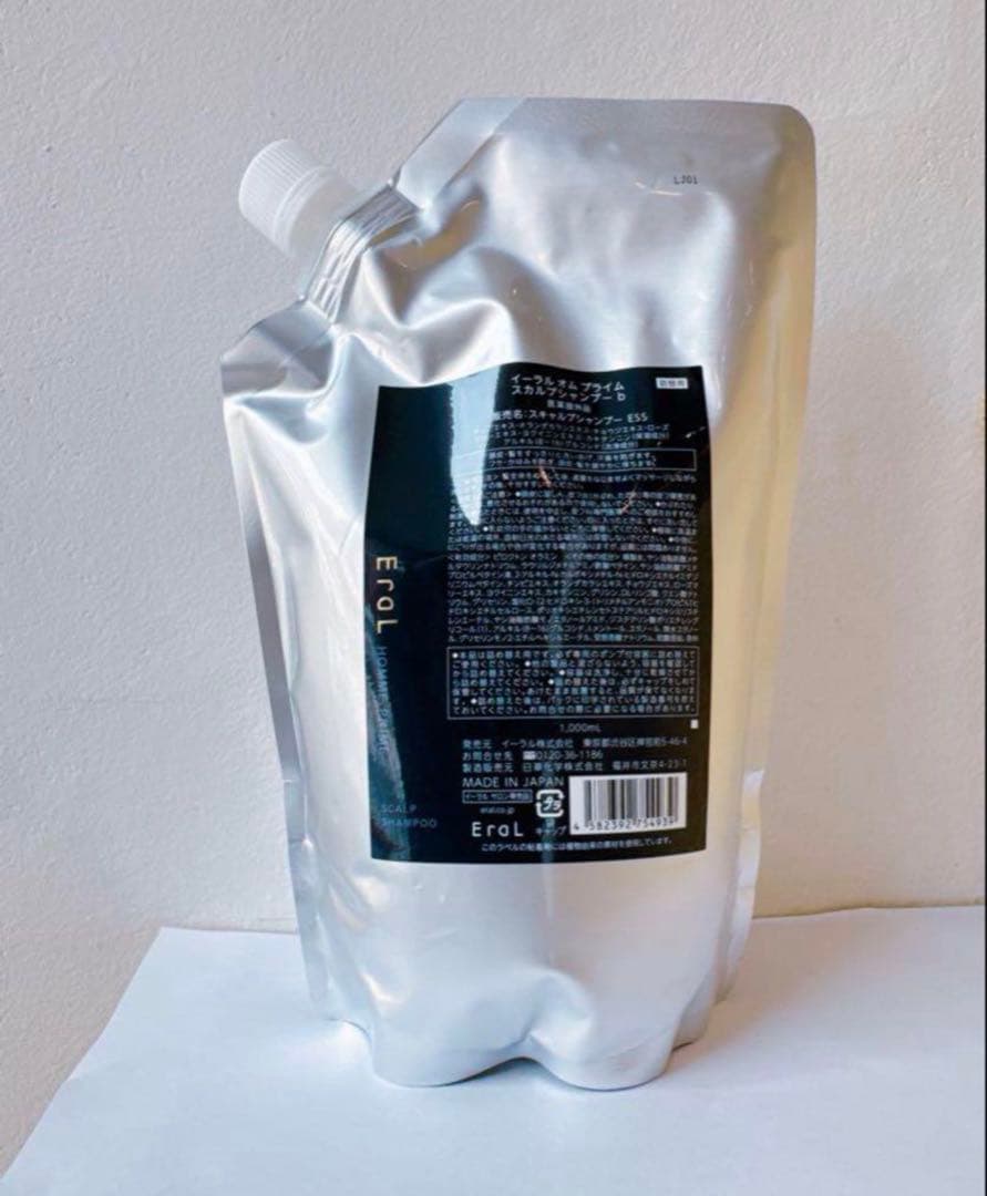 Eral イーラル　 オムプライム　シャンプー 1000ml 試してみた】EraL オムプライム スカルプシャンプーの効果・髪質別の