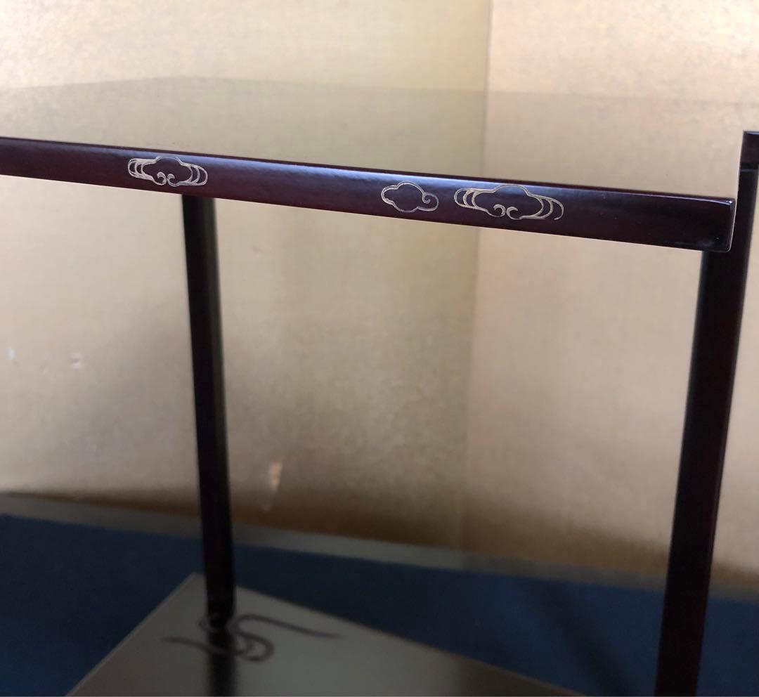 《レ》茶道具 溜塗 山雲棚 組立式 元箱　251111う6