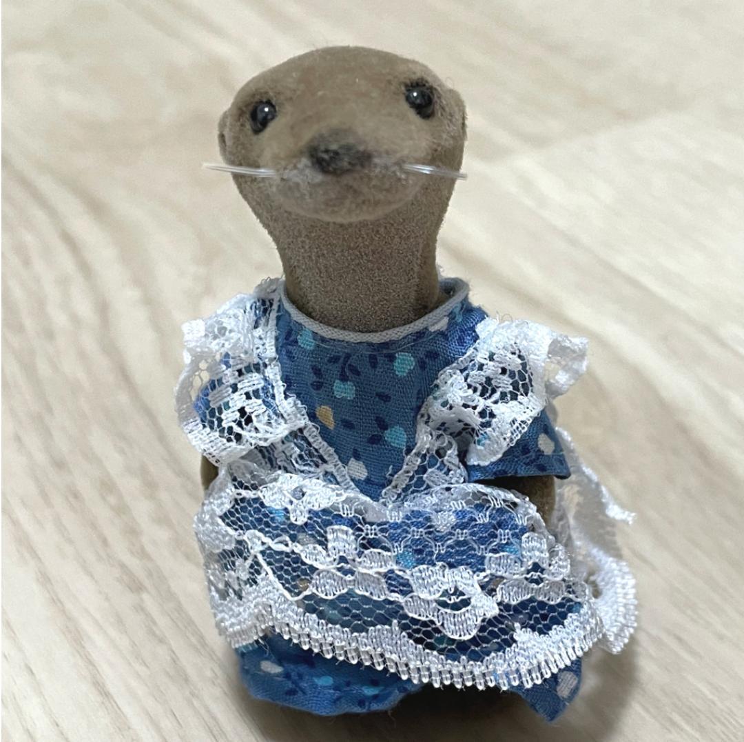 激レア☆1985年製】シルバニア 初期 カワウソファミリー 海外版 廃盤