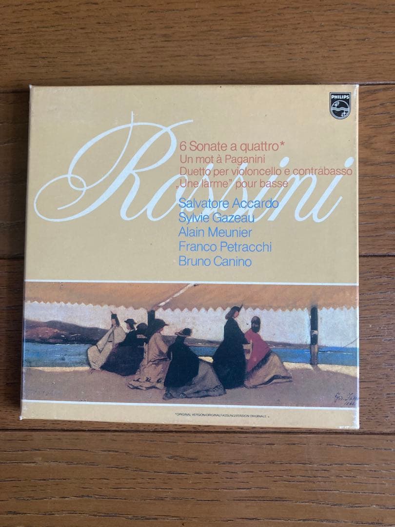 ロッシーニ弦楽ソナタ集　アッカルドPHCP24024日フィリップス 紙箱CD２枚