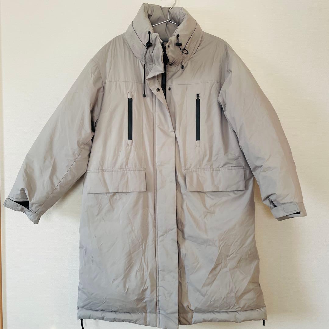 ナノユニバース 西川ダウン ソロテックスダウン36 ロングコート ダウンコート