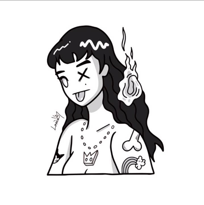 【未使用】アートプリント「The Ghost Queen」AyanoNakano