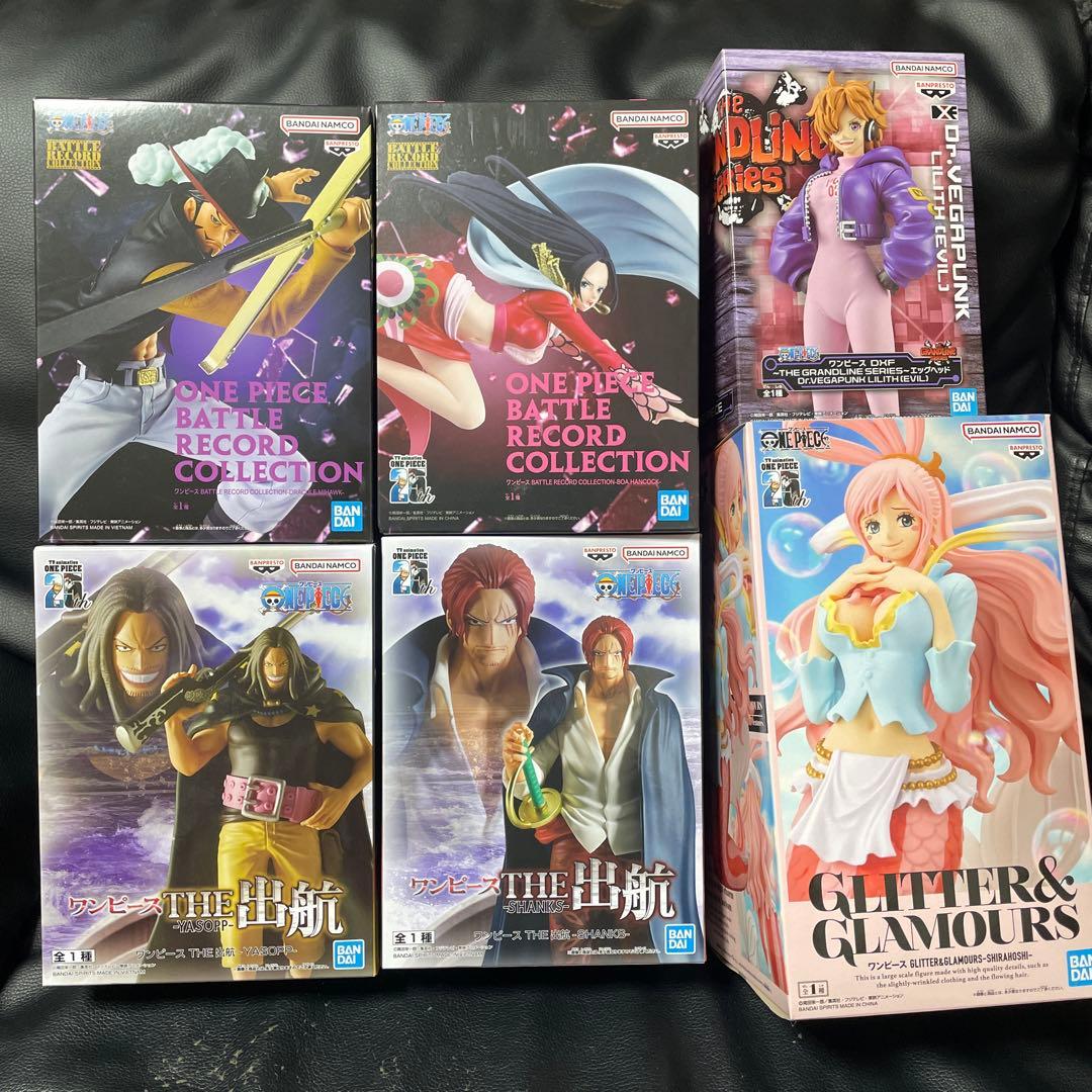 ワンピース フィギュア 6体セット シャンクス ヤソップ まとめ売り