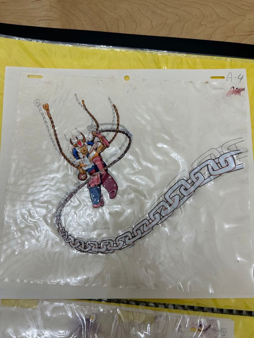 聖闘士星矢　アニメ　セル画　フェニックス一輝　80年代