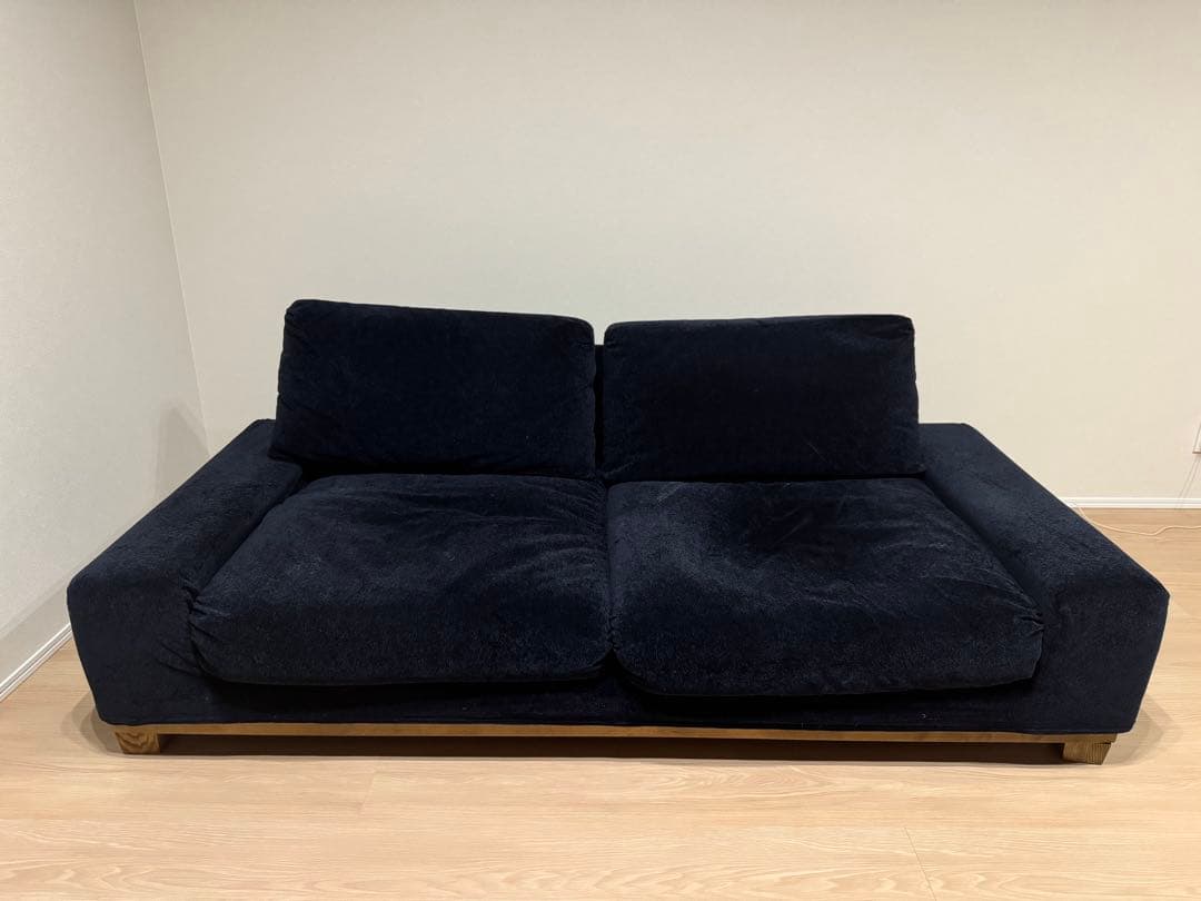 Re:CENO/リセノ　FOLK3人掛けソファー　替えのカバー付き