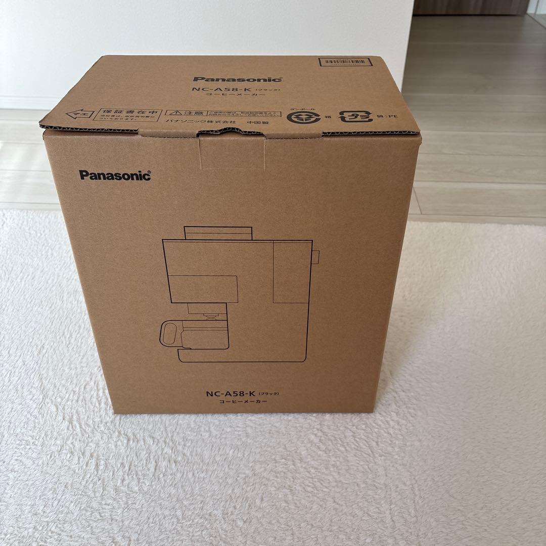 新品　未開封　Panasonic NC-A58-K コーヒーメーカー