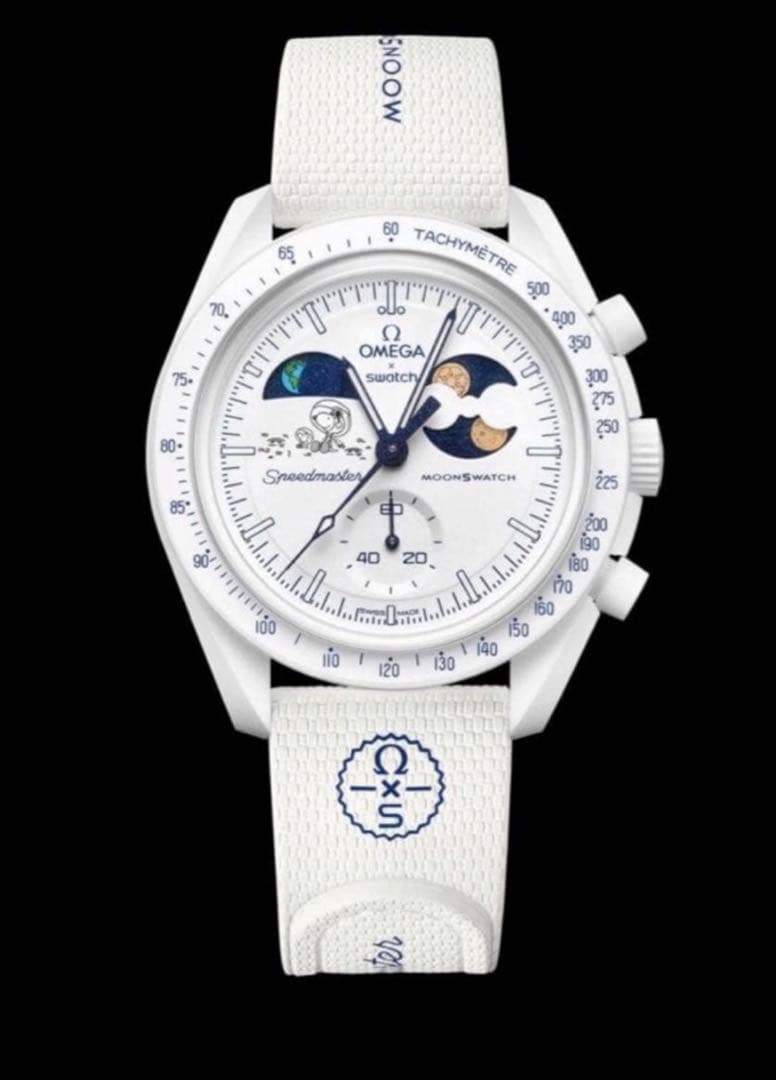 Swatch x OMEGA xSnoopyスウォッチスヌーピーアースフェイズ