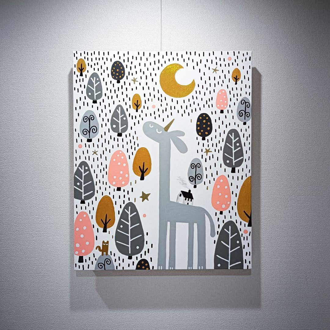 ✿月野乃亜 Unique F15／652×530mm 現代アート EM#03