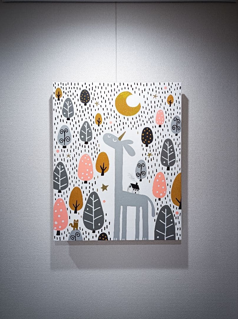 ✿月野乃亜 Unique F15／652×530mm 現代アート EM#03