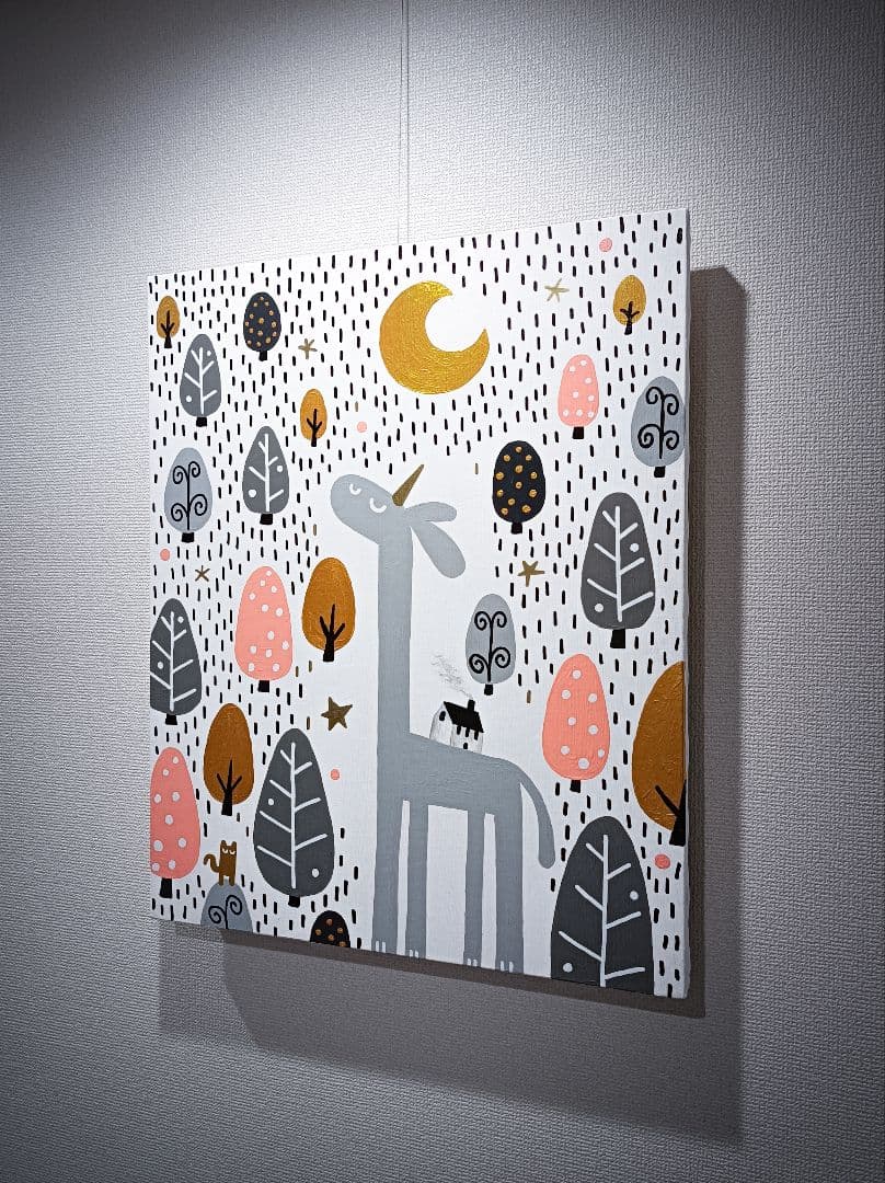 ✿月野乃亜 Unique F15／652×530mm 現代アート EM#03