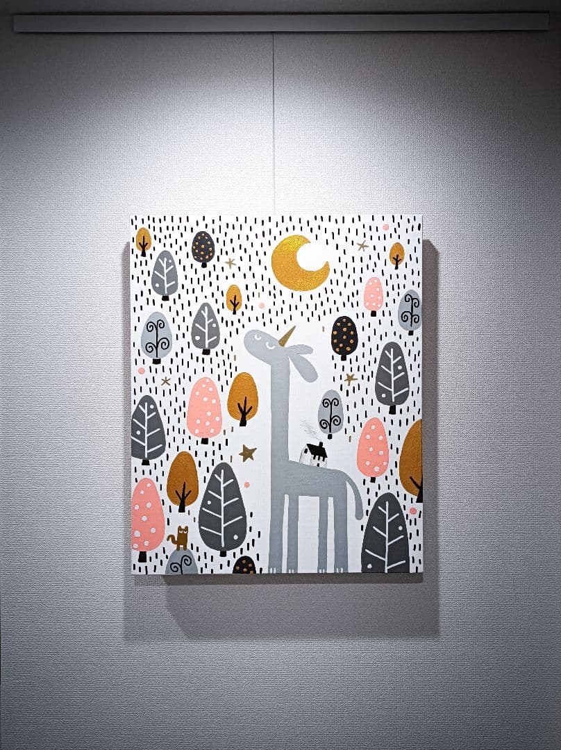 ✿月野乃亜 Unique F15／652×530mm 現代アート EM#03