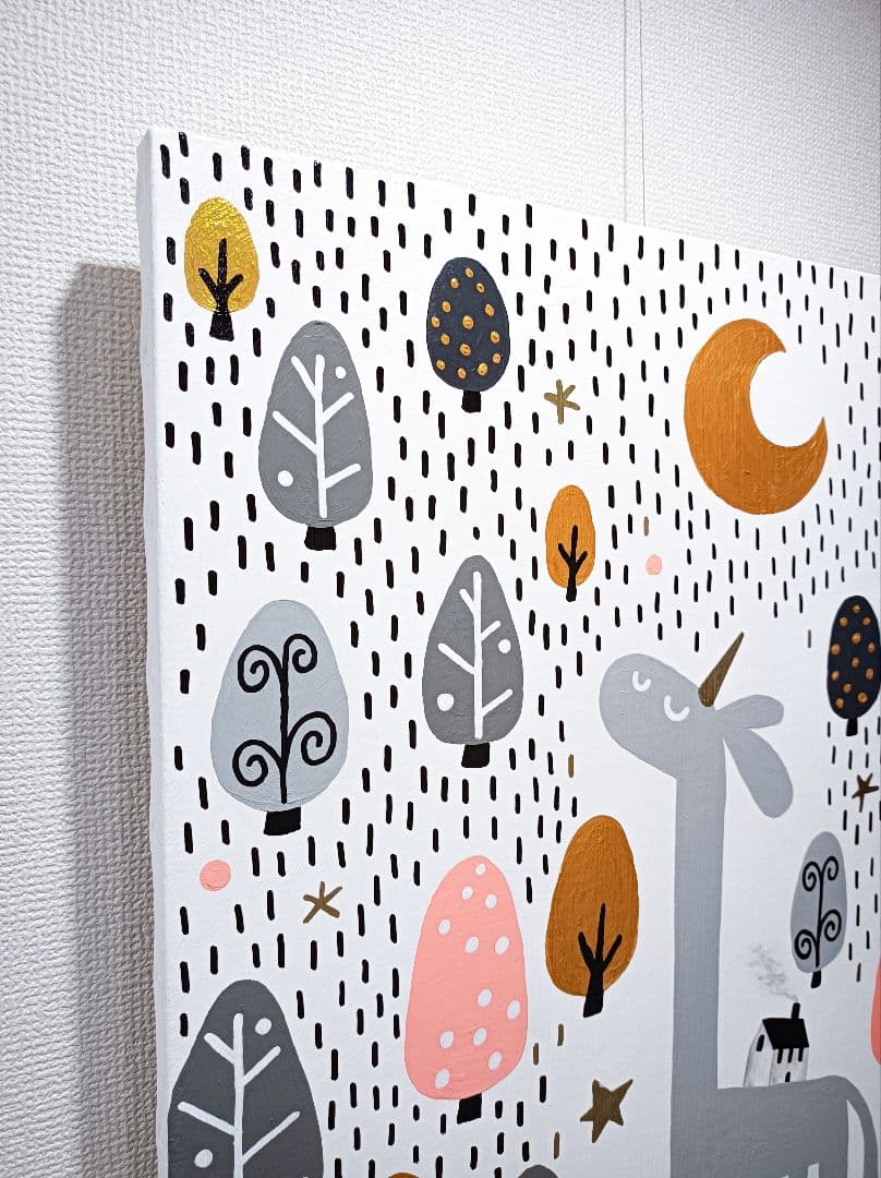 ✿月野乃亜 Unique F15／652×530mm 現代アート EM#03