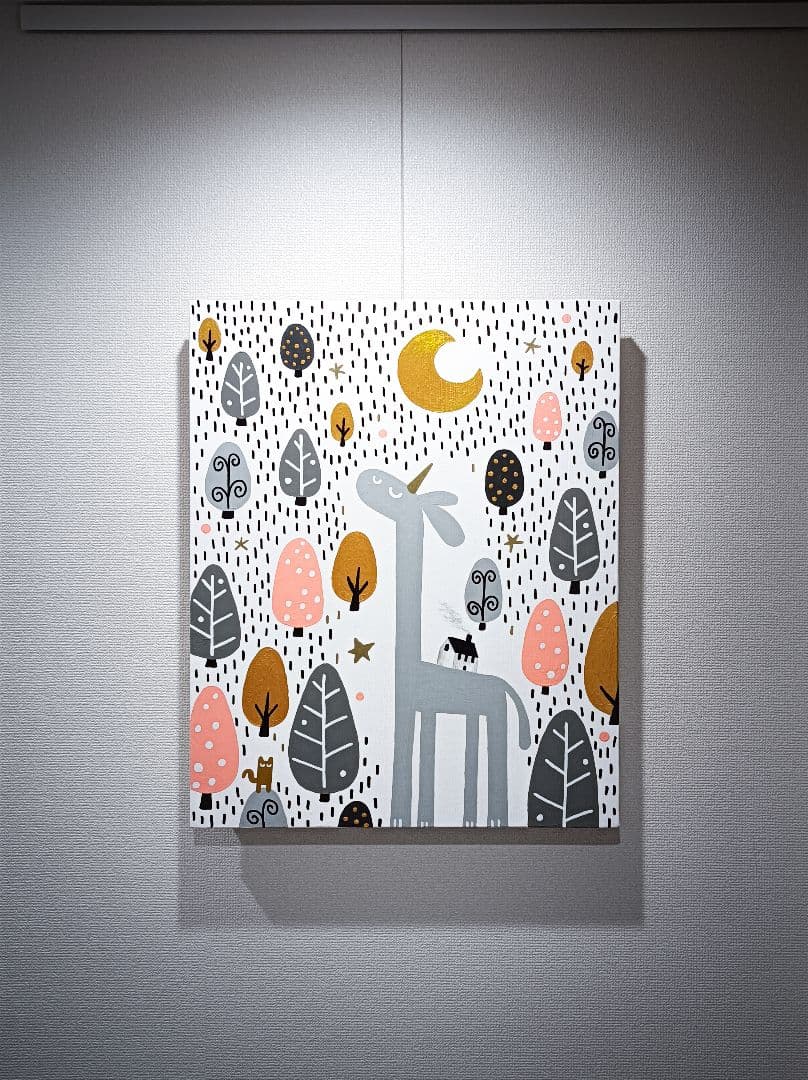 ✿月野乃亜 Unique F15／652×530mm 現代アート EM#03